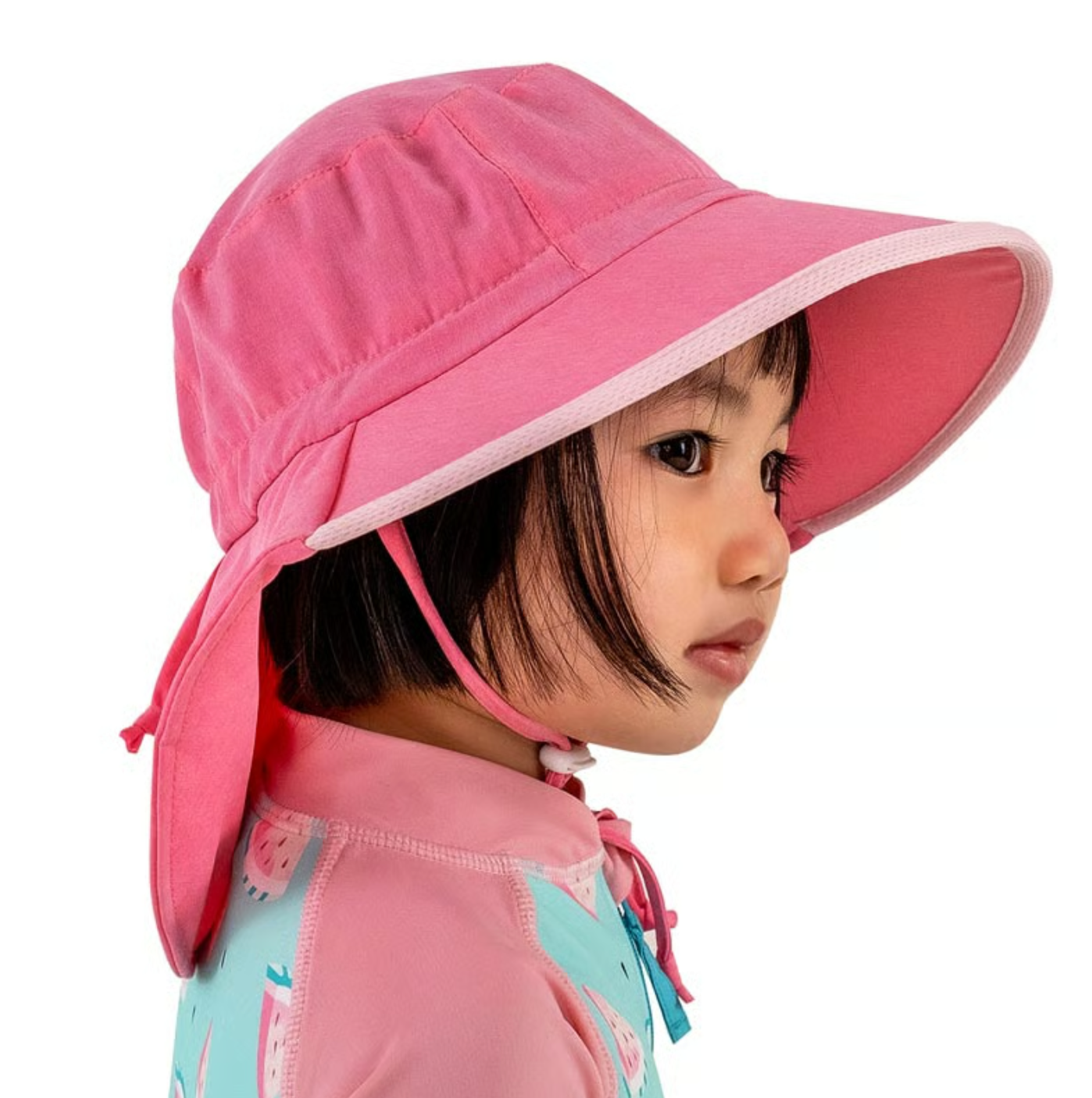 Watermelon Pink Aqua Dry Adventure Hat