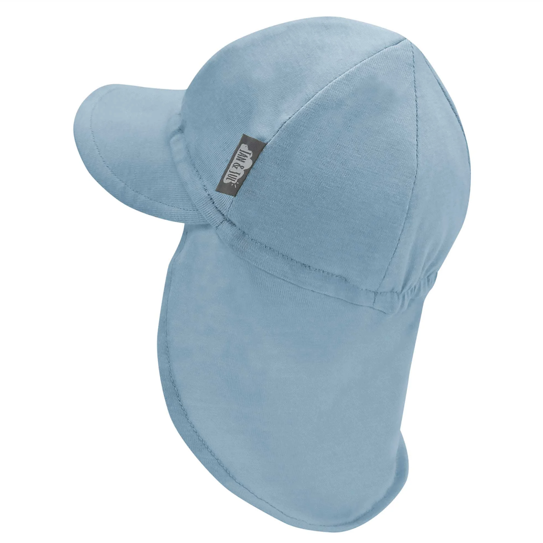 Stormy Blue Sun Soft Baby Cap