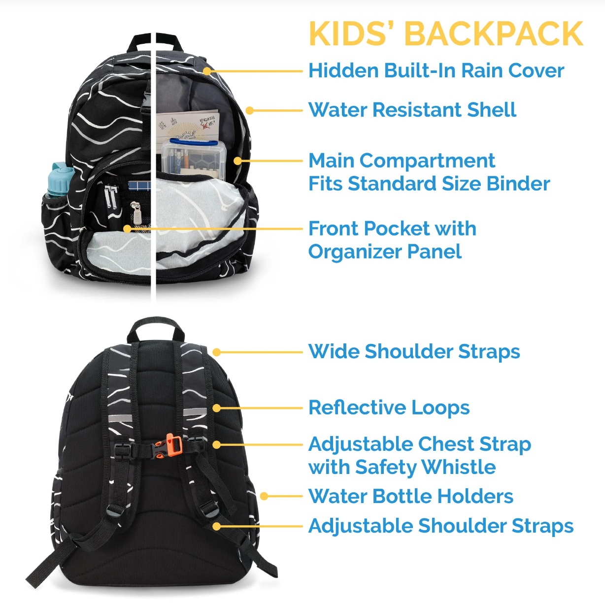 Heather Grey Kids Backpack