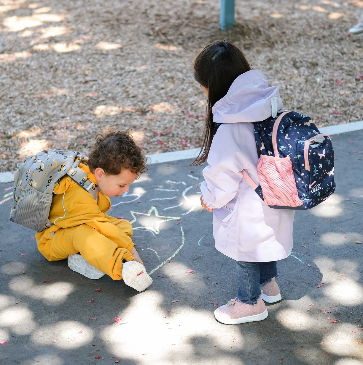 Navy Forest Kids Mini Backpacks