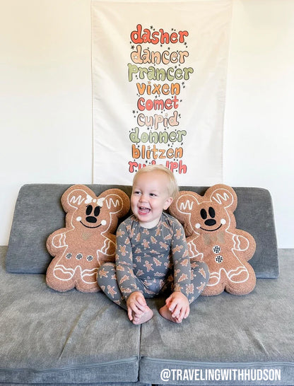 Santa's Reindeer List Banner