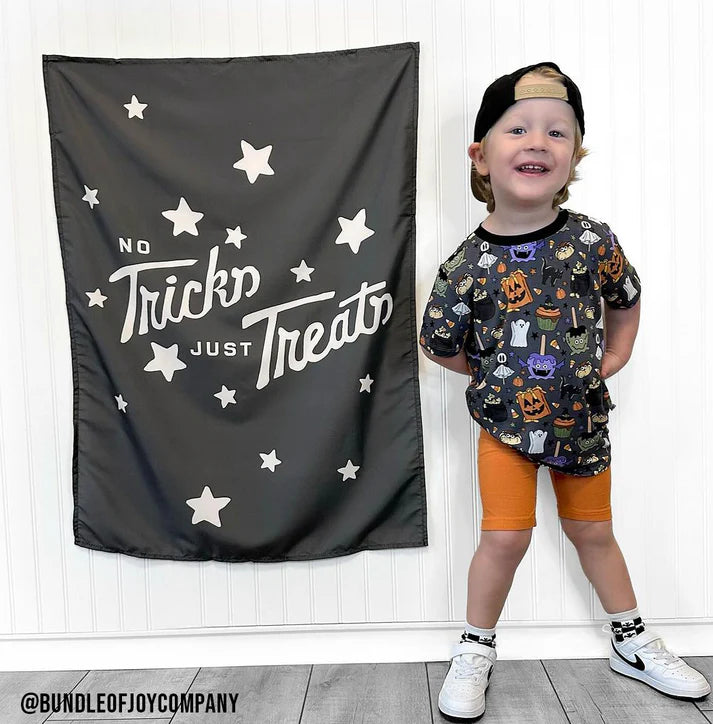 No Tricks Just Treats Banner