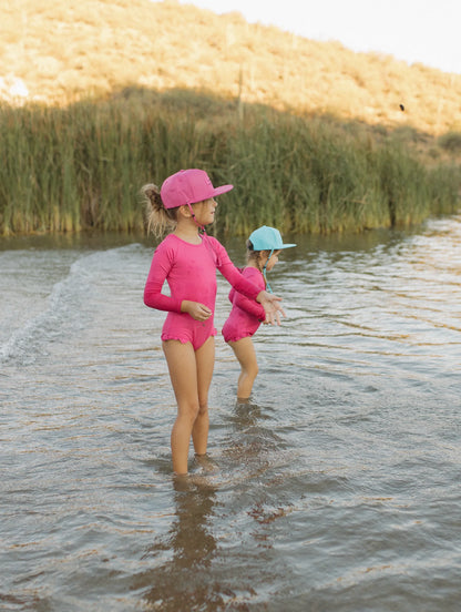 Hot Pink Waterproof Snapback