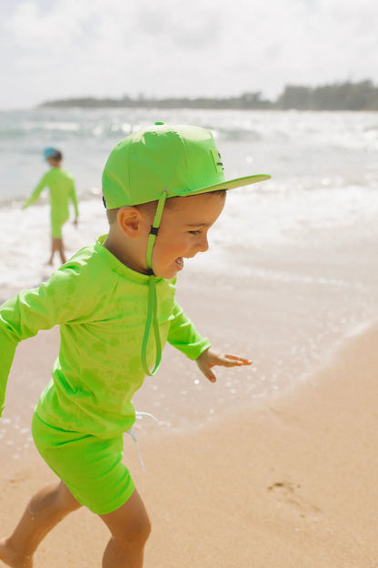 Neon Green Waterproof Snapback