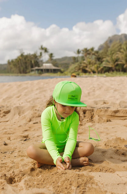 Neon Green Waterproof Snapback