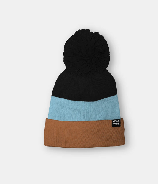 Tricolor Beanie Lined with Fleece - Mudstone
