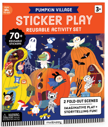 Pumpkin Village Sticker Play Reusable Activity Set