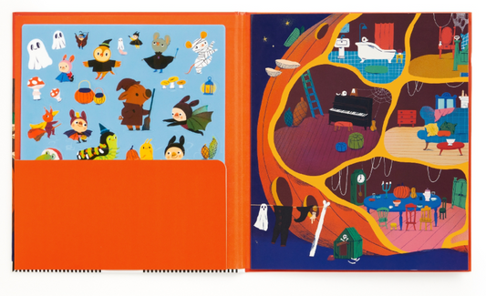 Pumpkin Village Sticker Play Reusable Activity Set