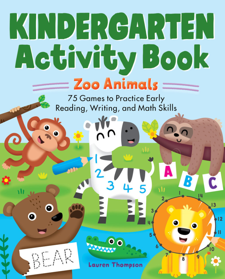 Kindergarten Activity Book: Zoo Animals
