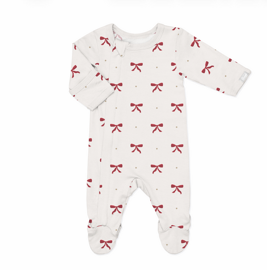 Holiday Bows Print Sleeper