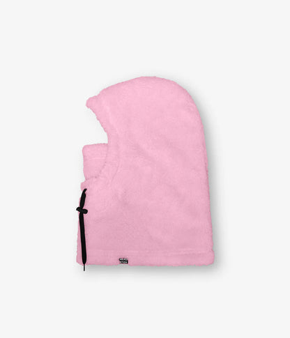 Balaclava Sherpa Hood -  Pink Pearl