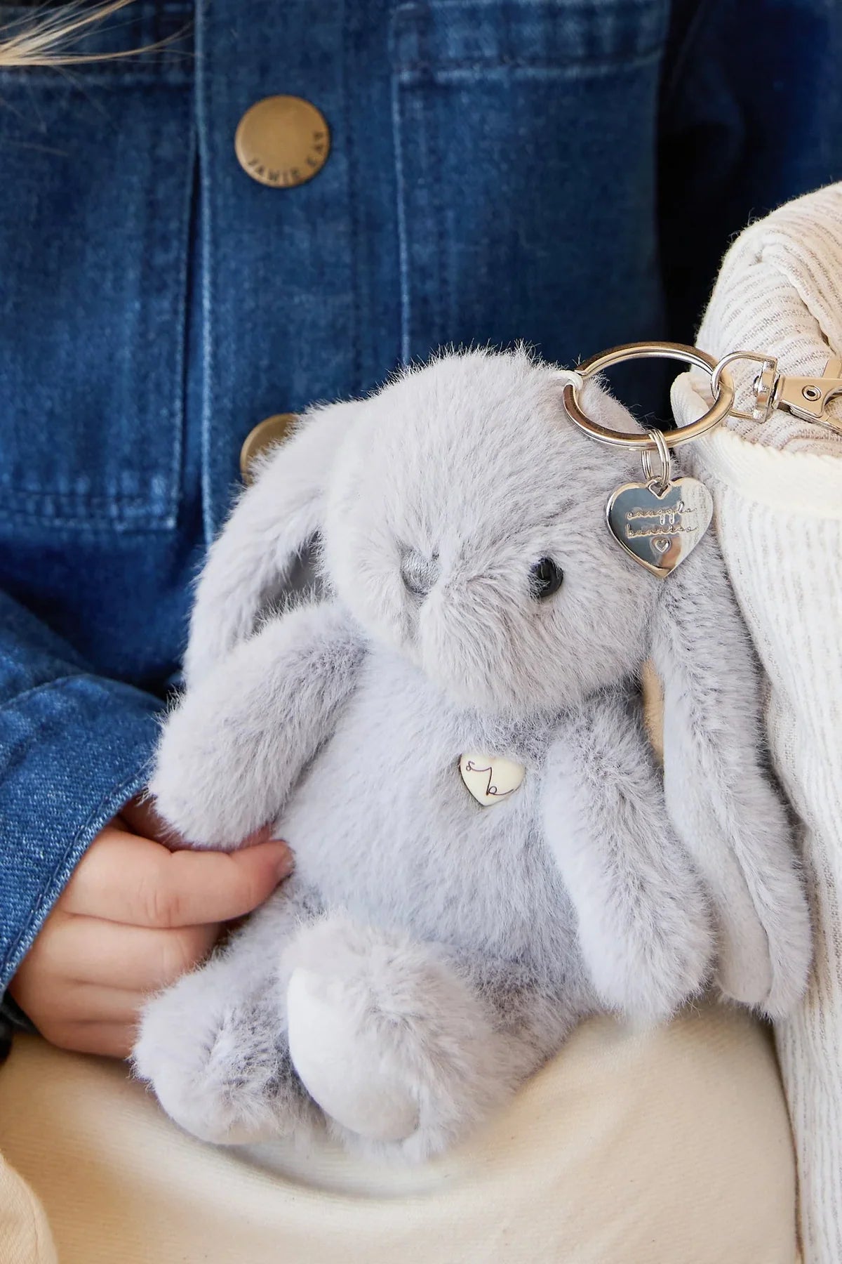 Keycharm Penelope the bunny -Silver