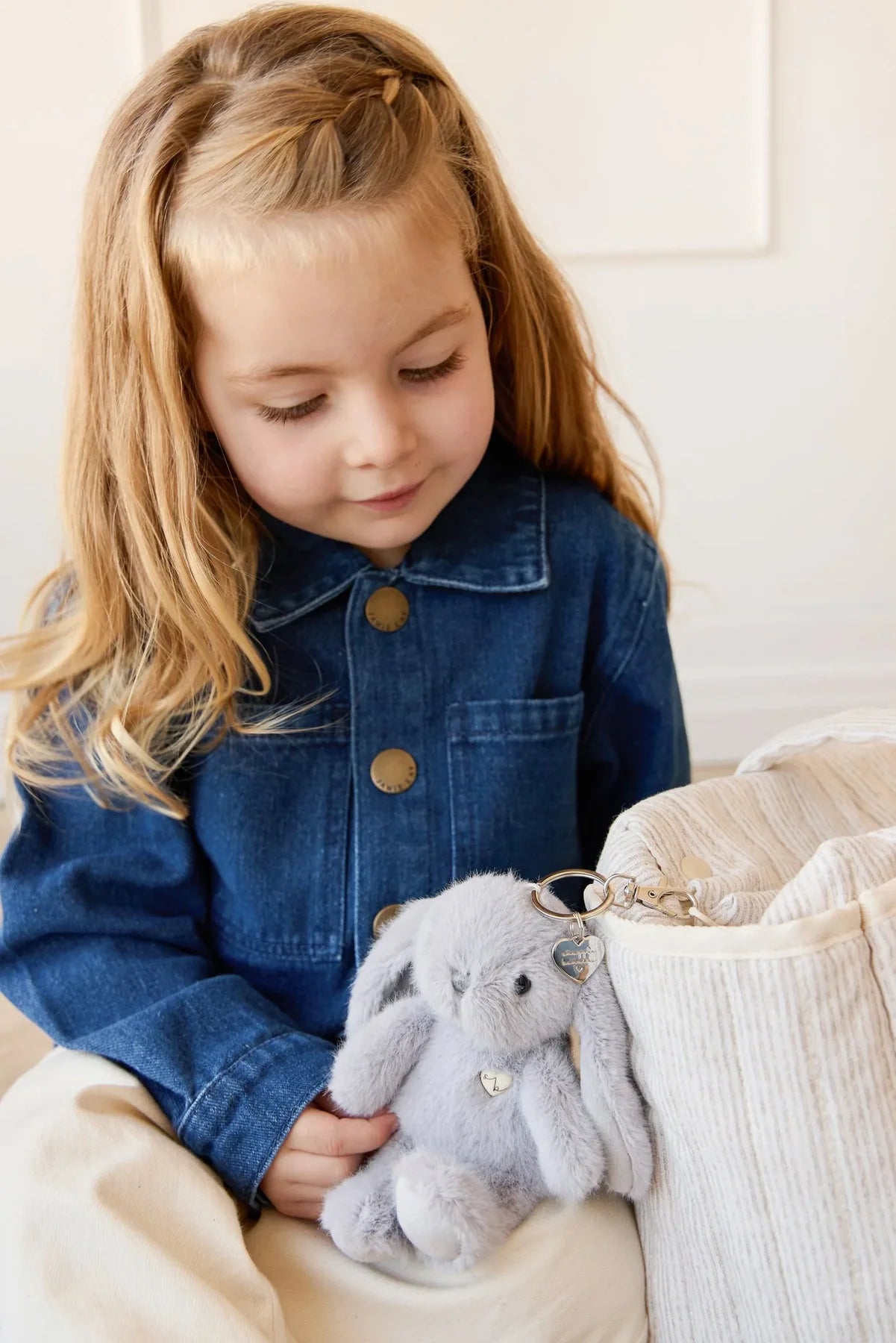 Keycharm Penelope the bunny -Silver