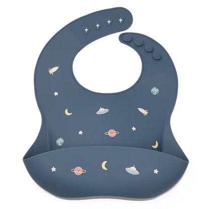 Silicone Bib - Space
