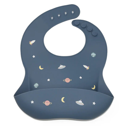 Silicone Bib - Space