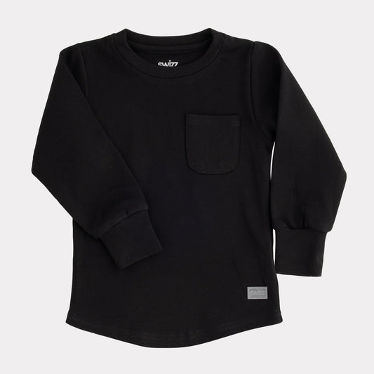 Long Sleeve Short - Black