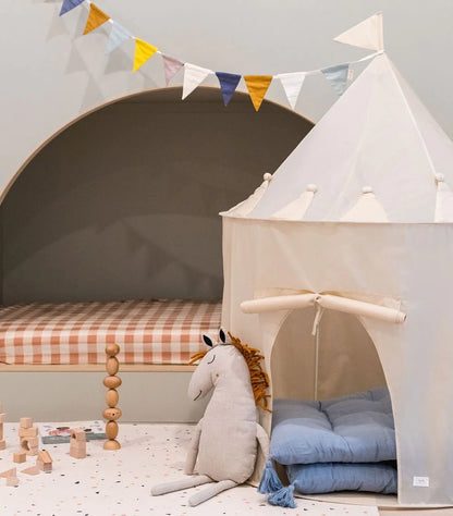 Beige Play Tent Castle