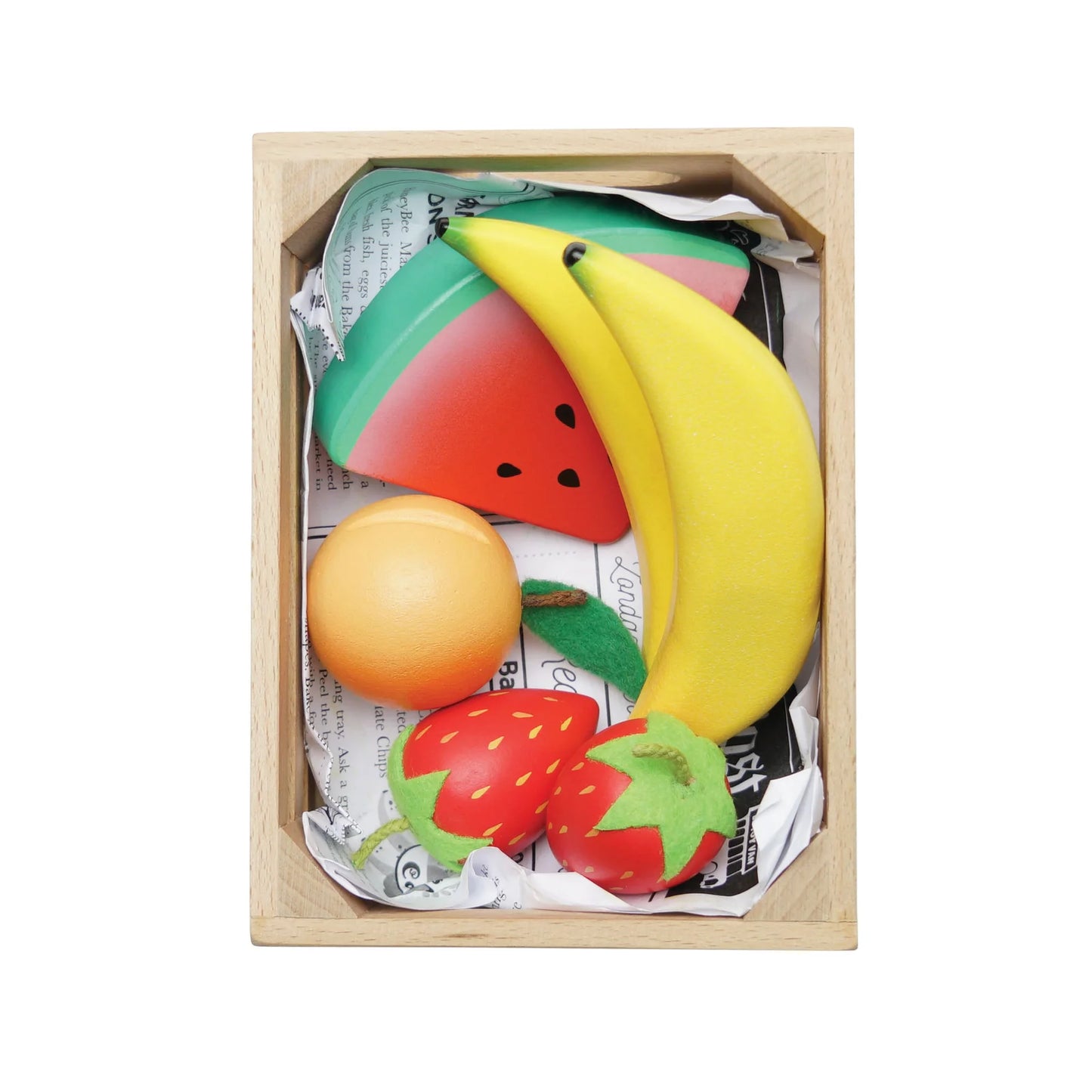 Smoothie Fruit Wooden Market Crate