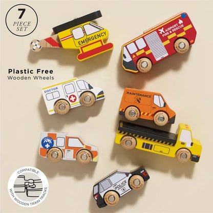 Transportation - Emergency Helicopter & Rescue Cars