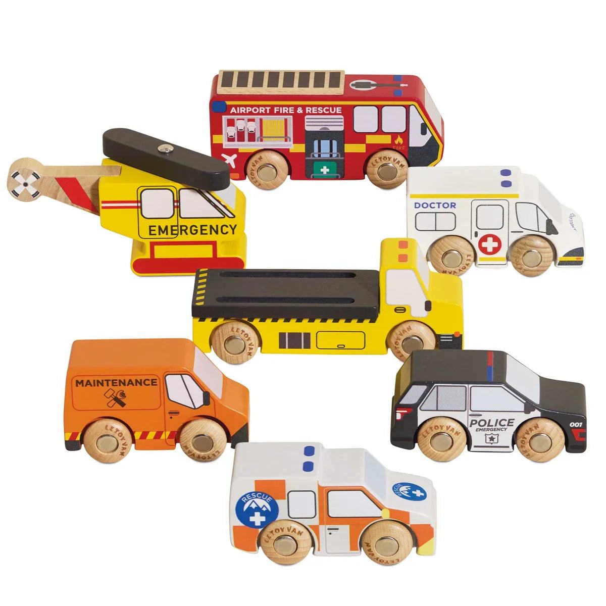 Transportation - Emergency Helicopter & Rescue Cars