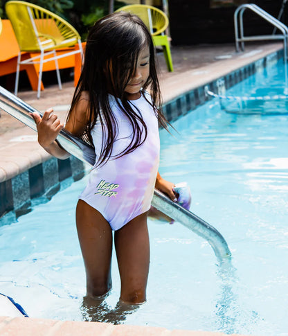 Tie dye Pink One Piece Swimsuit