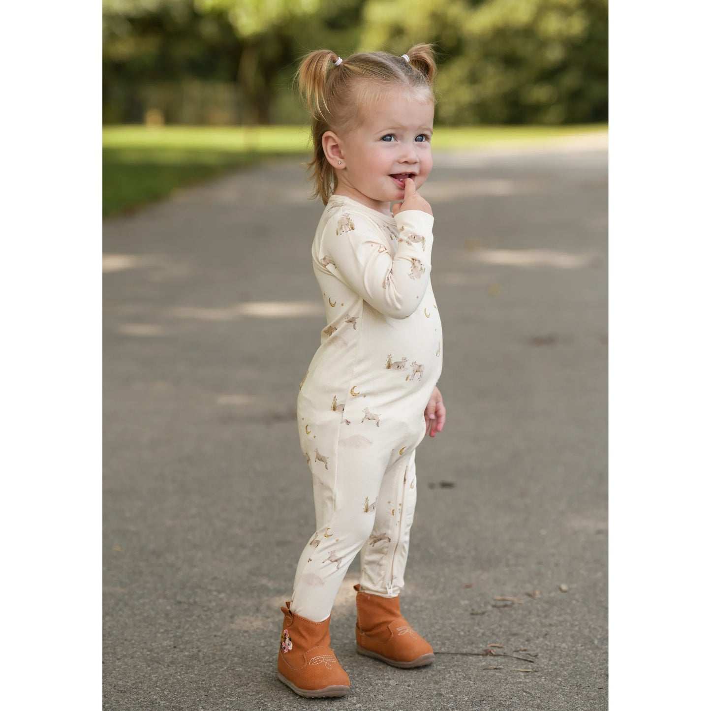 Little Lambs Sleeper/Romper
