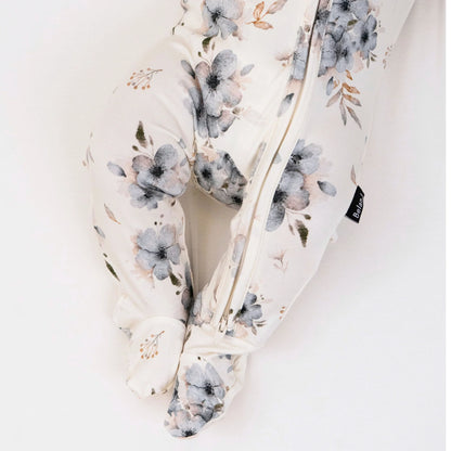 Zipper Sleeper - Frosty Floral