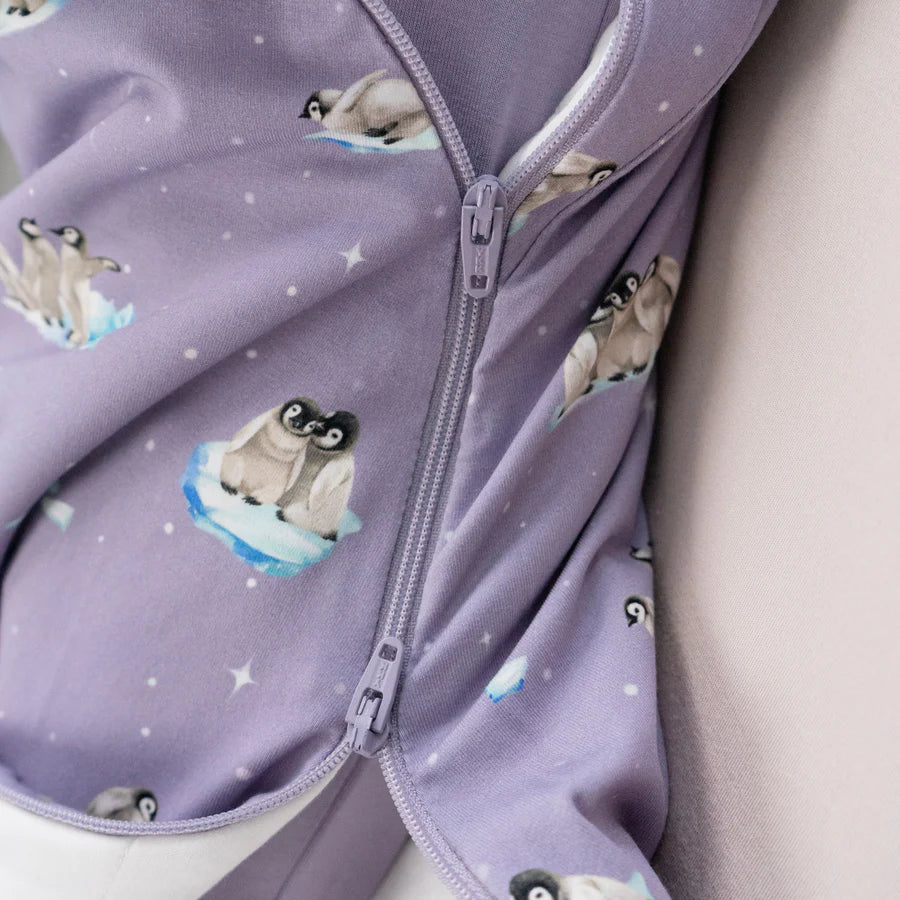 2.5 TOG Sleep Sack - Purple Penguin