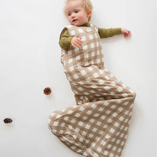 1.0 TOG Sleep Bag - Taupe Plaid