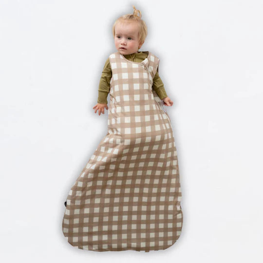 1.0 TOG Sleep Bag - Taupe Plaid