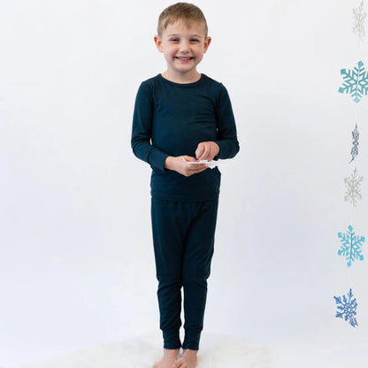 Midnight Navy Long Sleeve PJ