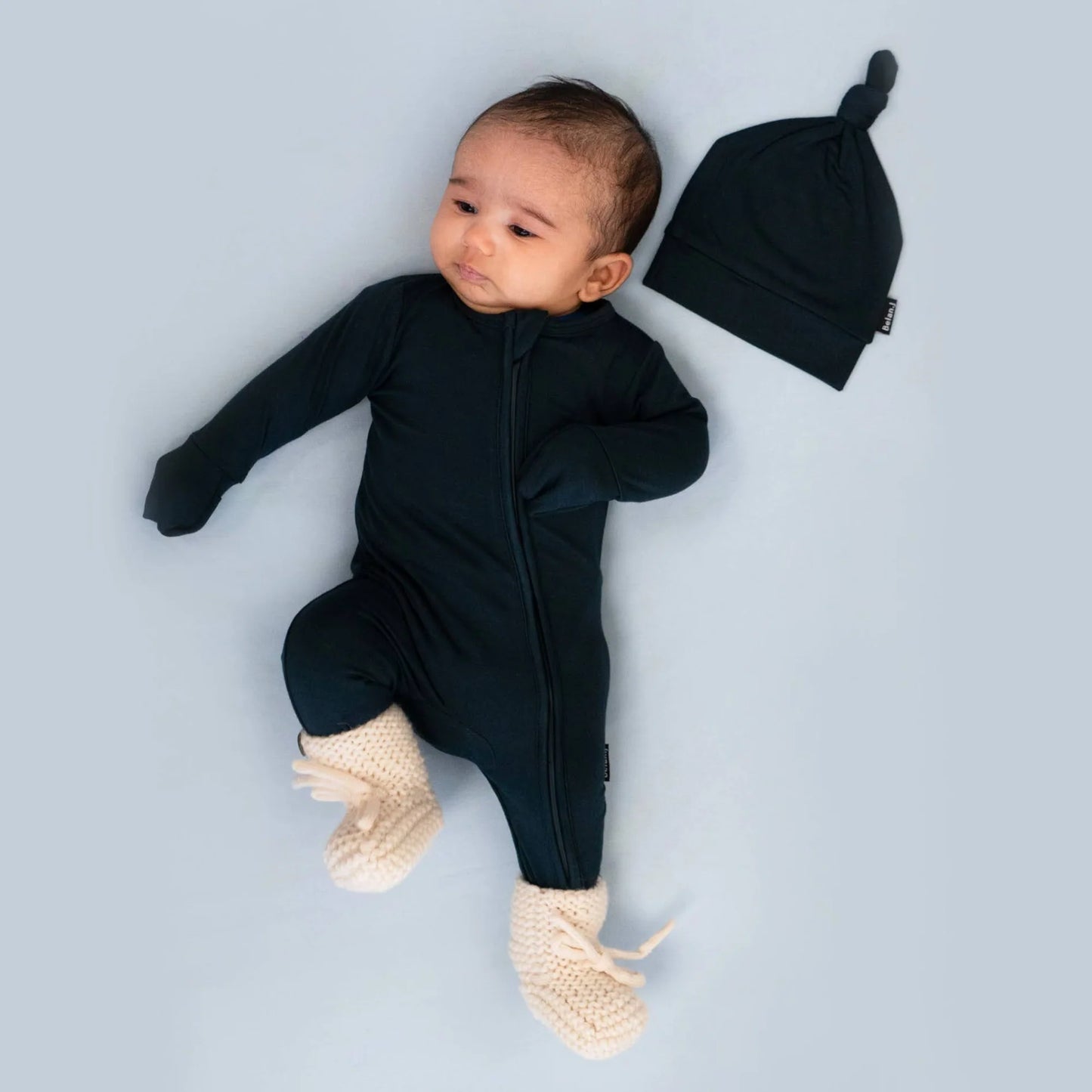 Midnight Navy Footed Sleeper