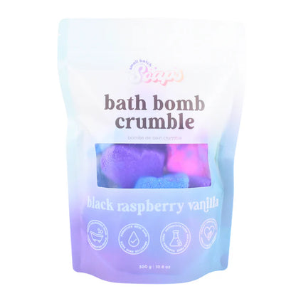 Black Raspberry Vanilla Bath Bomb Crumble