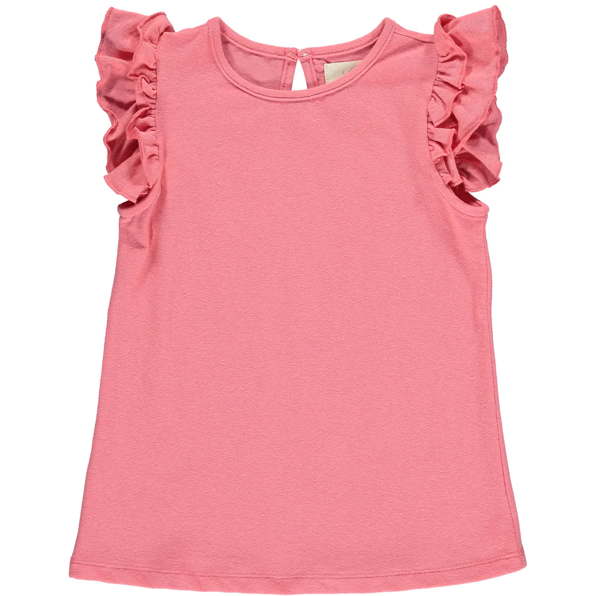 Kids Ruffle Shirt in Pink