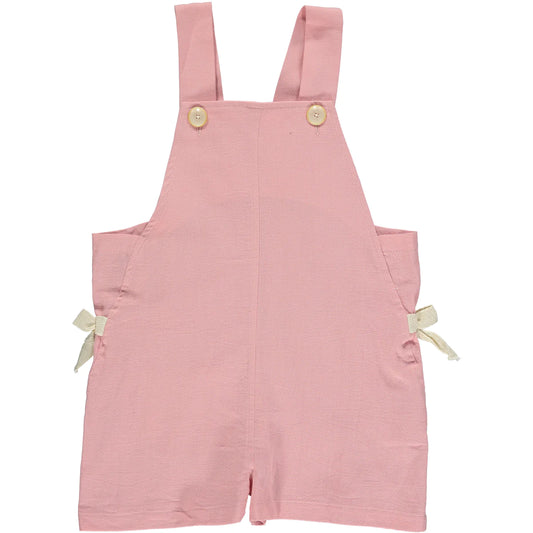 Kids Everly Overalls in Pink