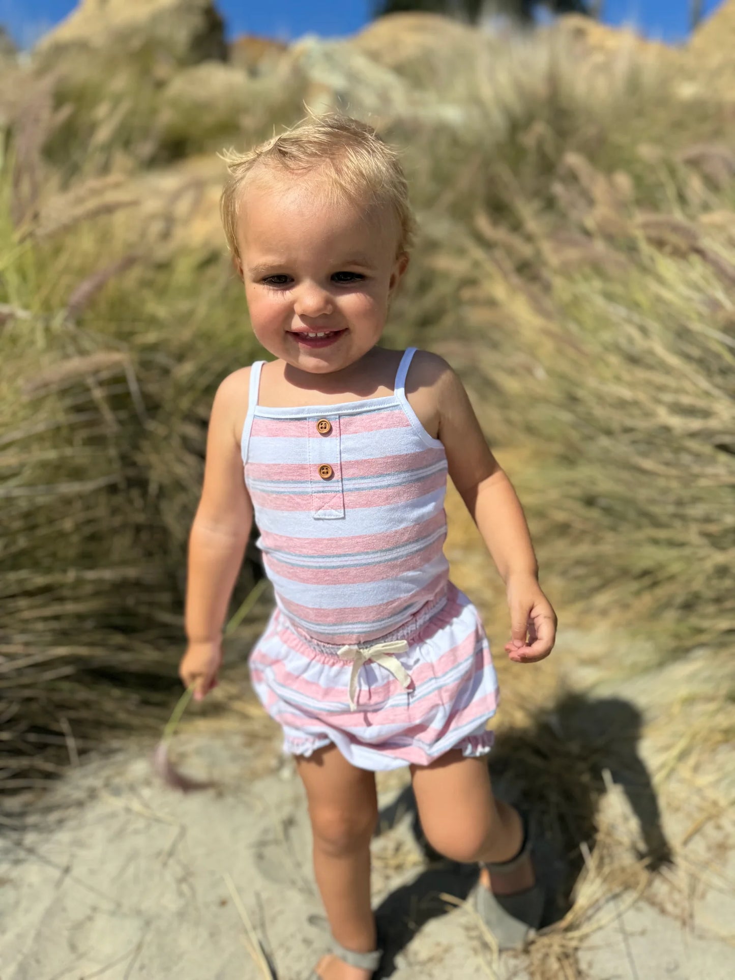 Remi Bloomer in Pink Retro Stripe
