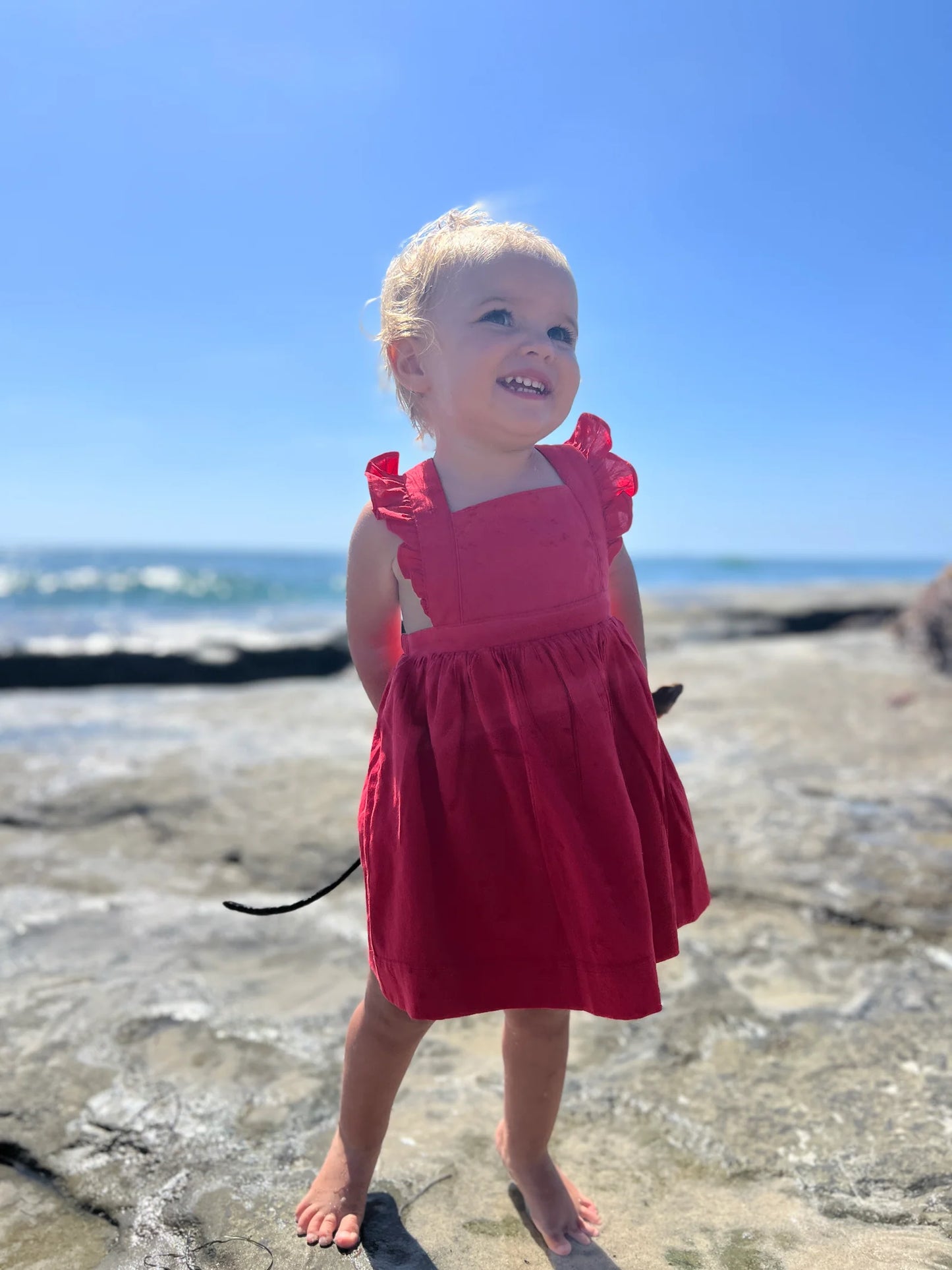 Maeve Dress in Red (Baby & Kids)