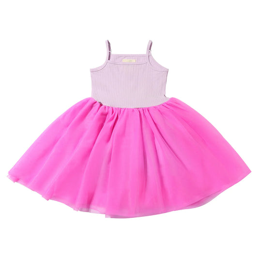 Kaia Tutu Dress in Hot Pink