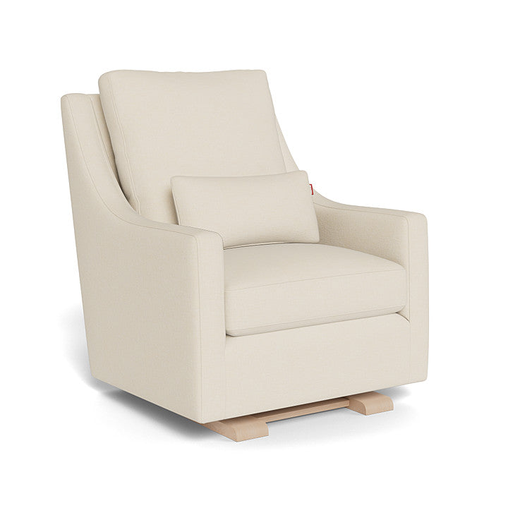 Vera Glider & Ottoman Costal Cream Maple Base