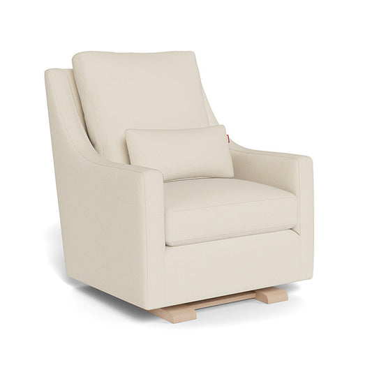 Vera Glider & Ottoman Costal Cream Maple Base