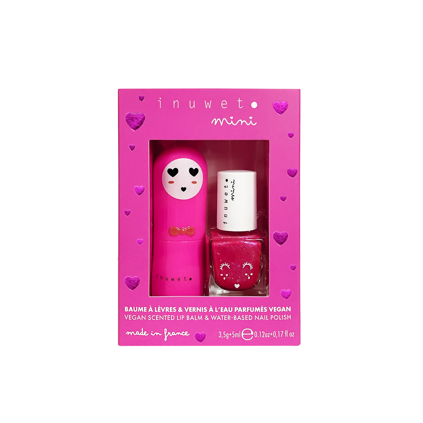 Lip Balm & Nail Polish - Fuchsia