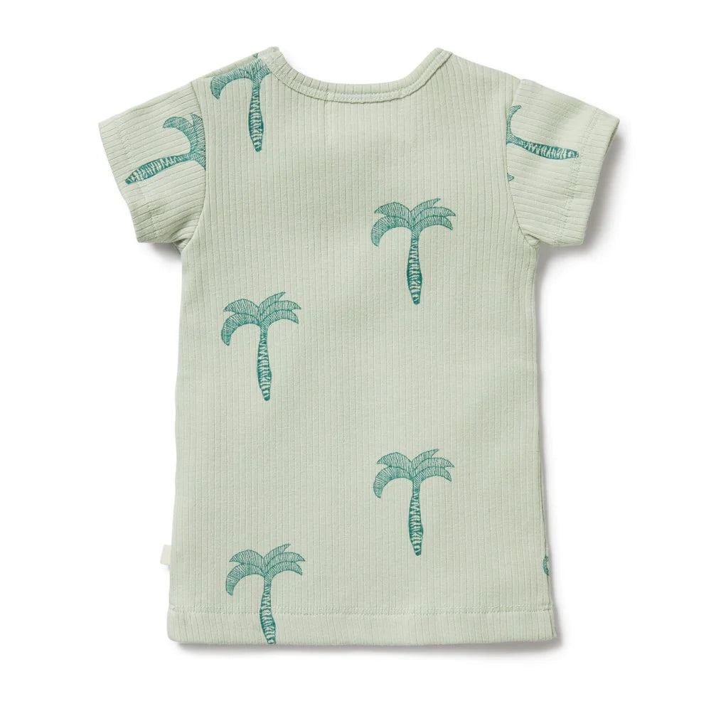 Palm Tree Organic Rib Tee