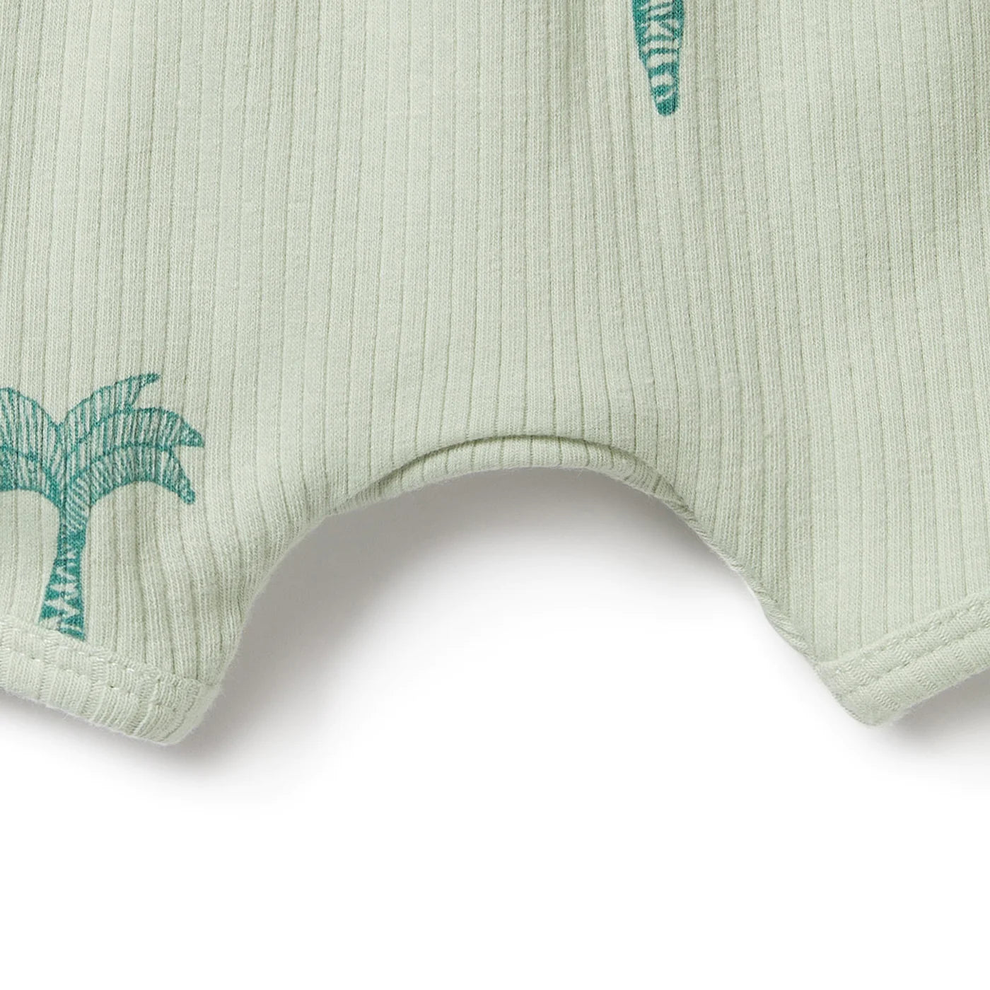 Palm Tree Organic Rib Shorts