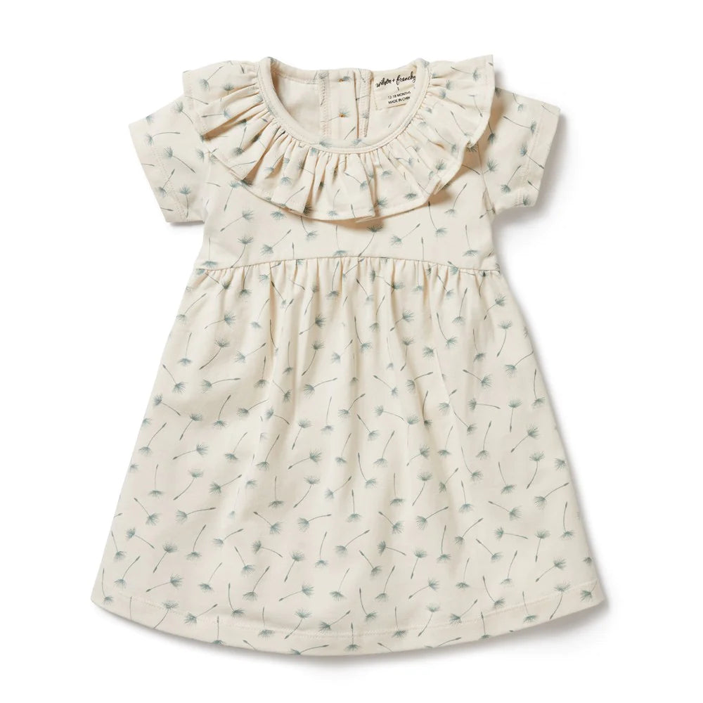 Baby Float Away Organic Ruffle Dress