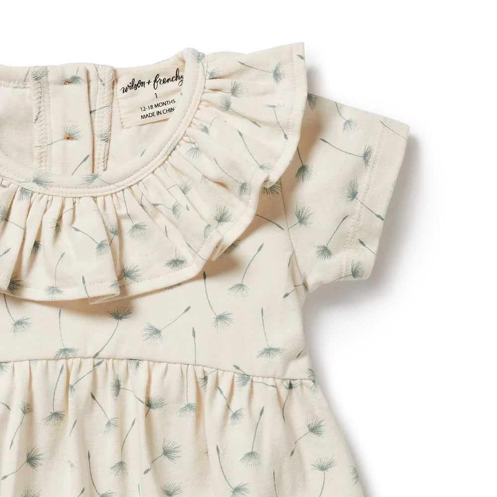 Baby Float Away Organic Ruffle Dress