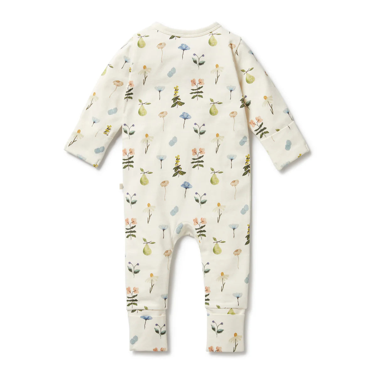 Petit Garden Organic Zipsuit with Feet