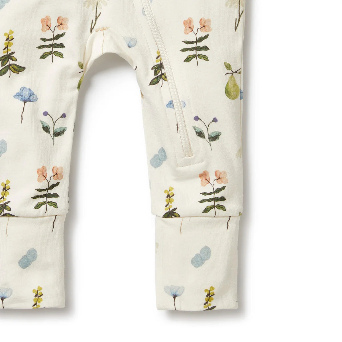 Petit Garden Organic Zipsuit with Feet