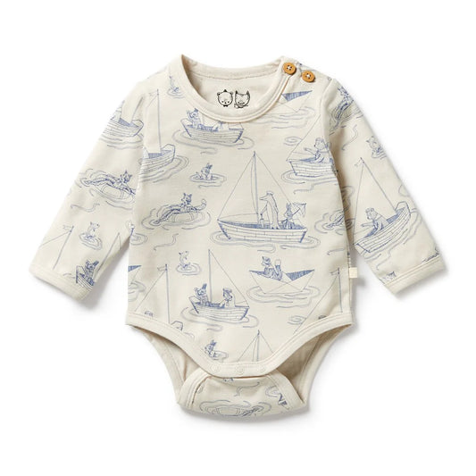 Sail Away Organic Bodysuit