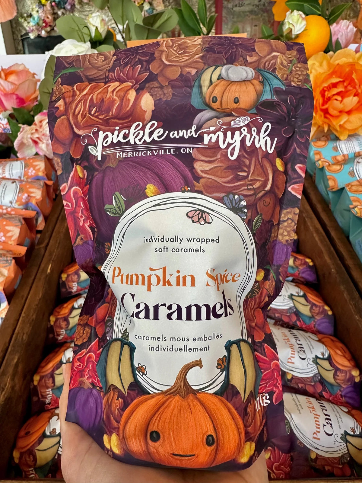 Pumpkin Spice Caramels
