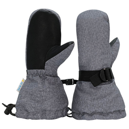 Heather Grey| Kids Waterproof Mittens